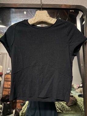 Free people protagonist tee in black